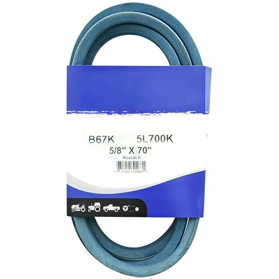 RAParts A-B67K Made With Aramid Blue V-Belt (5/8" x 70") Fits Bobcat