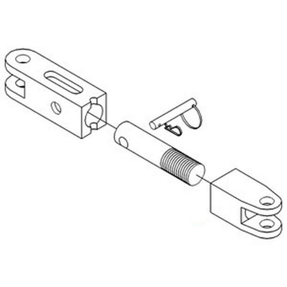 RAParts A & I Products Complete Sway Limiter Assembly Replacement Fits Case-IH Part Nu...