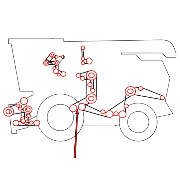 RAParts AM230097M2 Belt - Traction, Lower