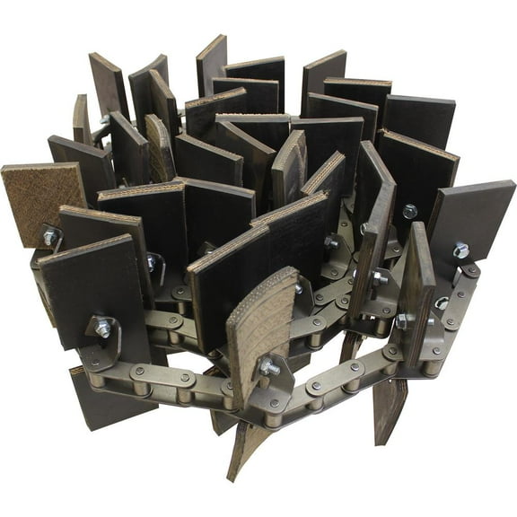 RAParts AM2605873W91 Clean Grain Elevator Chain, Rubber Paddles