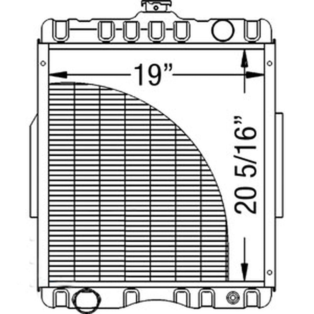 RAParts AM396496R2 Radiator - Walmart Business Supplies