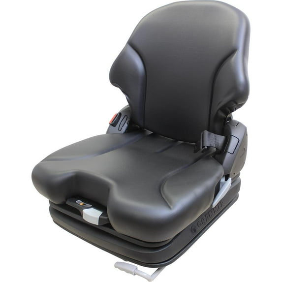 RAParts AM7167603 Grammer 531 Black Vinyl Seat And Msg75 Suspension Assembly