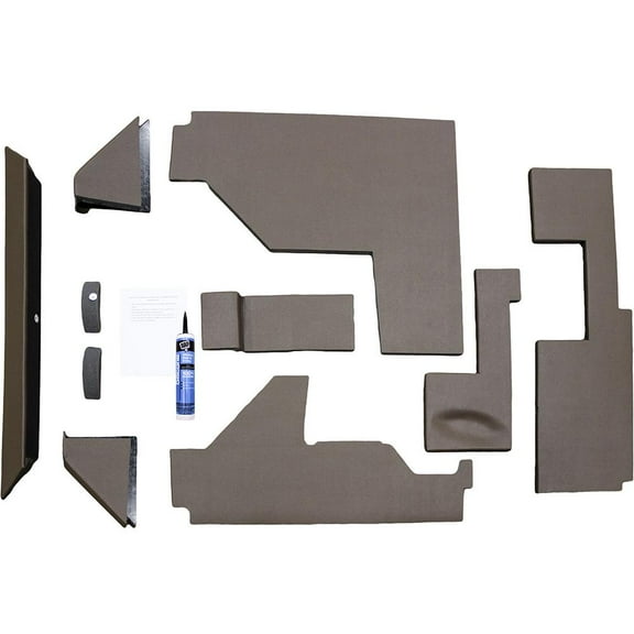 RAParts AMSS4148 Qwik Fit Lower Cab Kit, Brown Vinyl