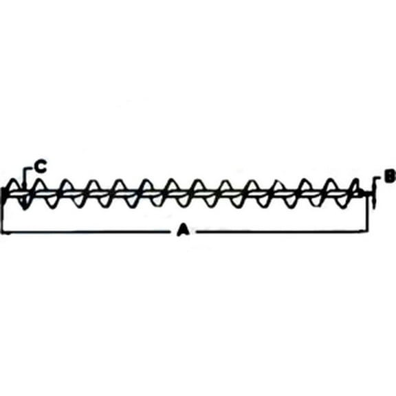 RAParts Bin Loading Auger Fits TR70 TR75 TR76 TR85 TR86 TR87 TR88 786011 786011-A A-7860