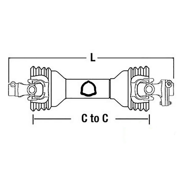 RAParts CS84818 PTO Driveline 1 3/8" 6 QD Shear Bolt Clutch For Universal Product N16234