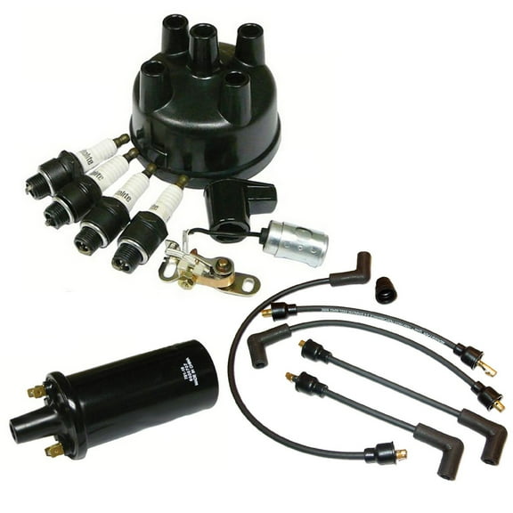 RAParts Distributor Ignition Tune Up Kit Fits Ford 8N Tractor Side Mount & 6V