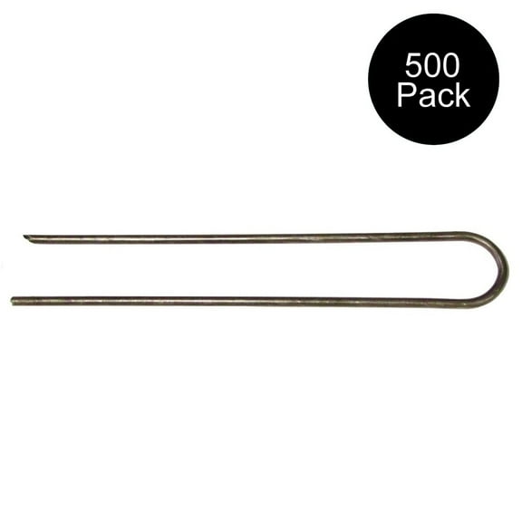 RAParts Five Hundred New Garden Stake Sod Staples for Erosion Control Drip Tubing Anchors w/ Rounded Top