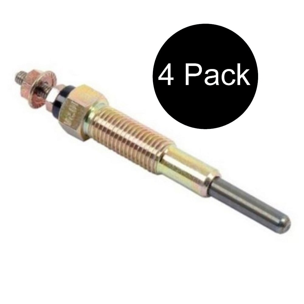 RAParts Four (4) New Aftermarket Compact Tractor Glow Plugs Fits Ford 3415 1715 1200 1220 Replaces SBA185366060