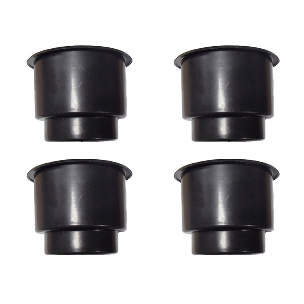 RAParts Four Jumbo Black Plastic Cup-Holder Inserts Made For Boats RVs ...