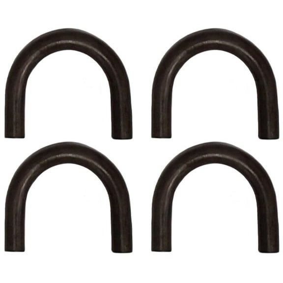 RAParts Four Pack 1/2" Thick Weld On Steel D Rings TL20012 for Hook Tie Down Trailer Truck