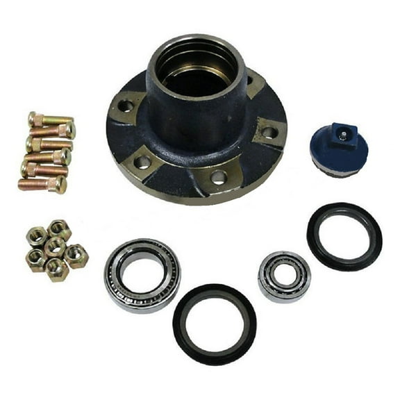 RAParts Front Wheel Hub Kit w/ Cups Bearings Cap & Hardware 81823160 Fits Ford 81811270