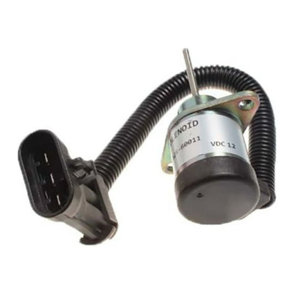 RAParts Fuel Shutoff Solenoid Fits Bobcat Skid Steer 325 328 329 331 334 335 337 341 430 435 Replaces 6691498