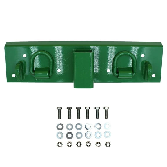 RAParts GG.00589 Fits JD 1025R Compact Tractor Bolt on Grab Hooks D Rings & 2" Receiver