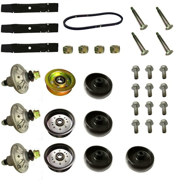 RAParts GX20571 New 48" Deck Rebuild Kit w/ Wheels & Hardware Fits John Deere Models