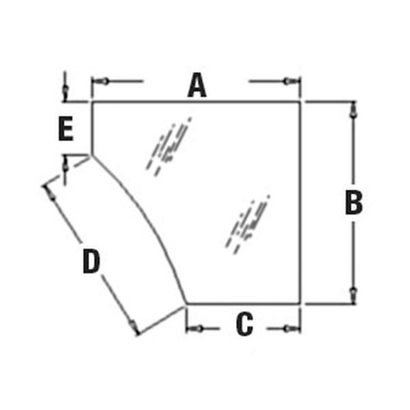 RAParts Left Hand Lower Door Glass Fits 310G 310SG 315SG 410G 710G A-T165336 A-T165336-A