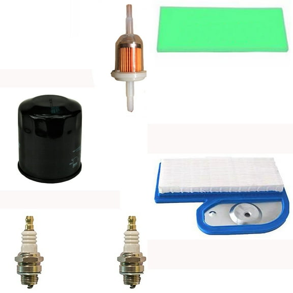 RAParts Maintenance Filter Kit Fits Cub Cadet 1500 Series 490-200-0004 Fits Kawasaki KM-11013-7001 OCC-25 050 22 with Spark Plugs BPMR6A 4902010001 WS8F Air Filter 110137002