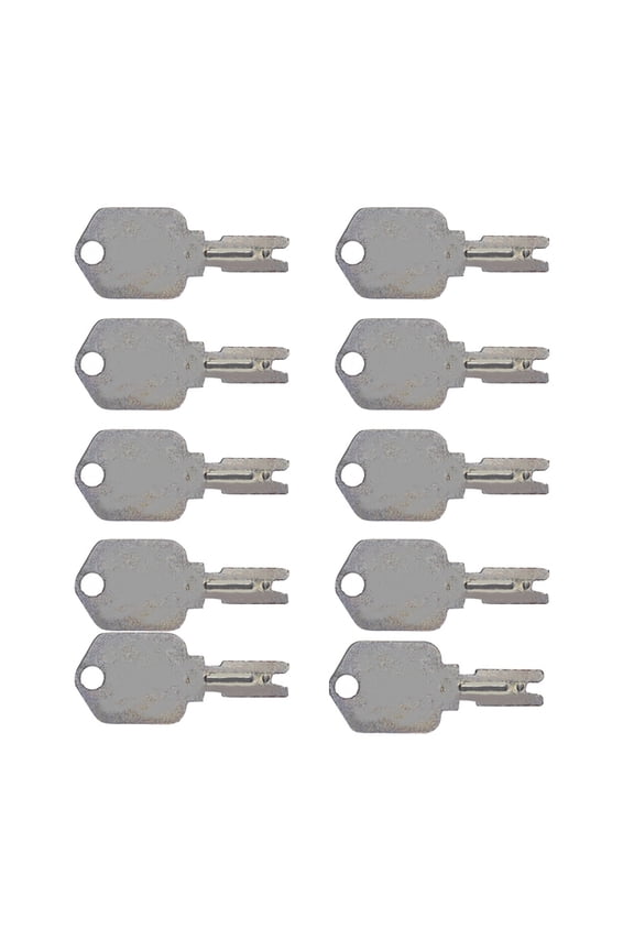 RAParts New Aftermarket 10 Pack of Keys 166 Fits Clark Fits Yale Fits Hyster