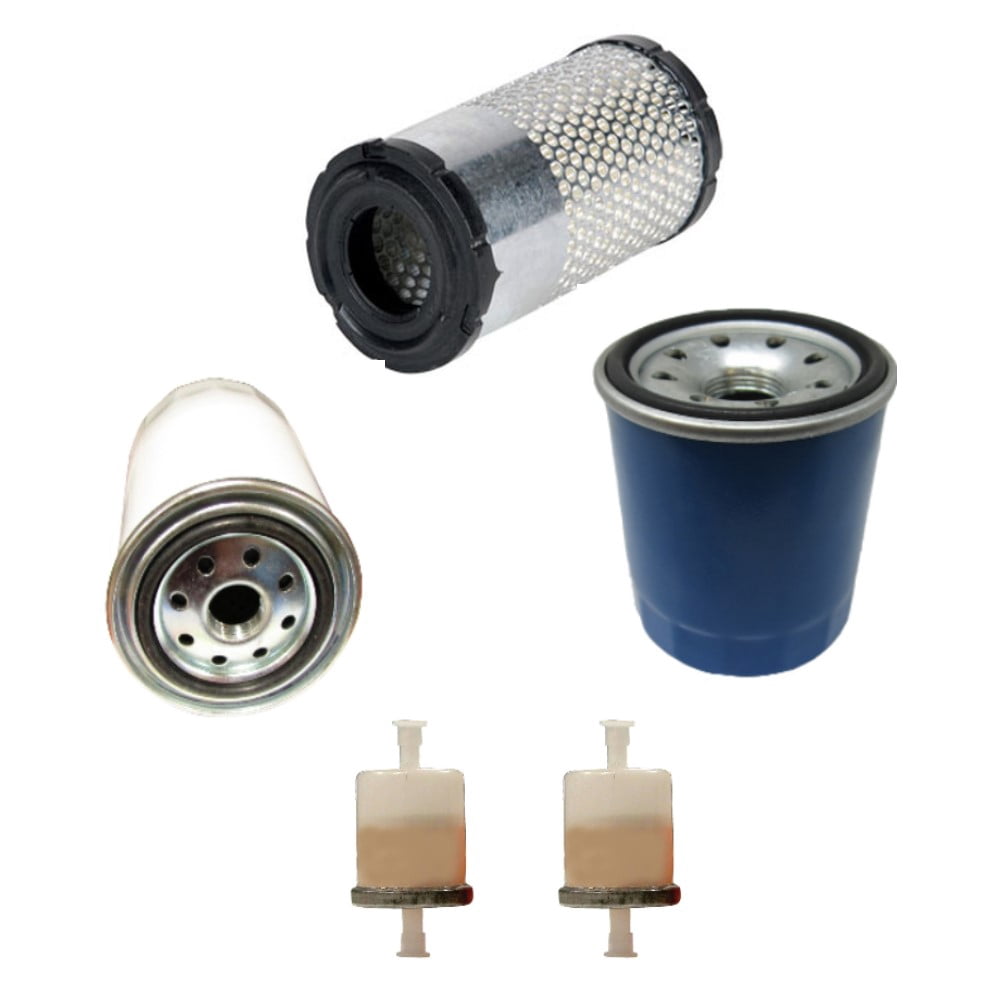 Tractor Filter Kit - Air/Fuel/Oil Filter Set For John Deere JD655 & JD755 Models