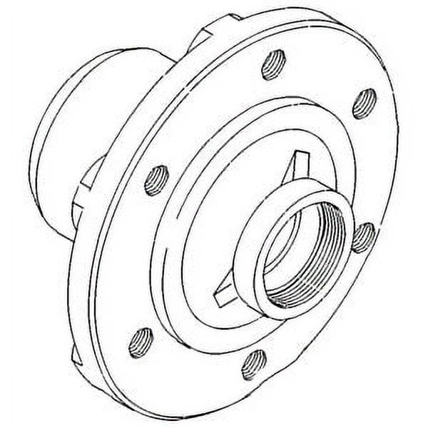 RAParts Power Steering Cylinder End – Fits Massey Ferguson 154-4, 184-4, 254-4 & More (3426660M1 Replacement)