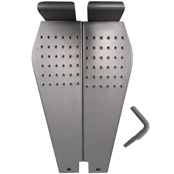 RAParts New LH & RH Step Plate Running Boards w/ Brackets Fits Ford Tractor 2N 9N