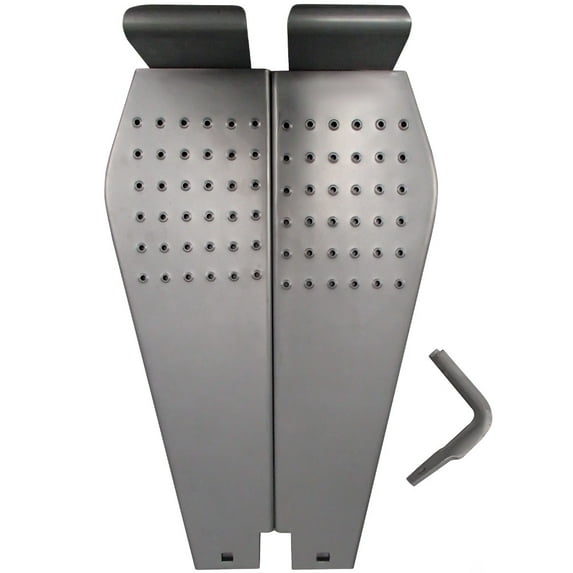 RAParts New LH & RH Step Plate Running Boards w/ Brackets Fits Ford Tractor 2N 9N