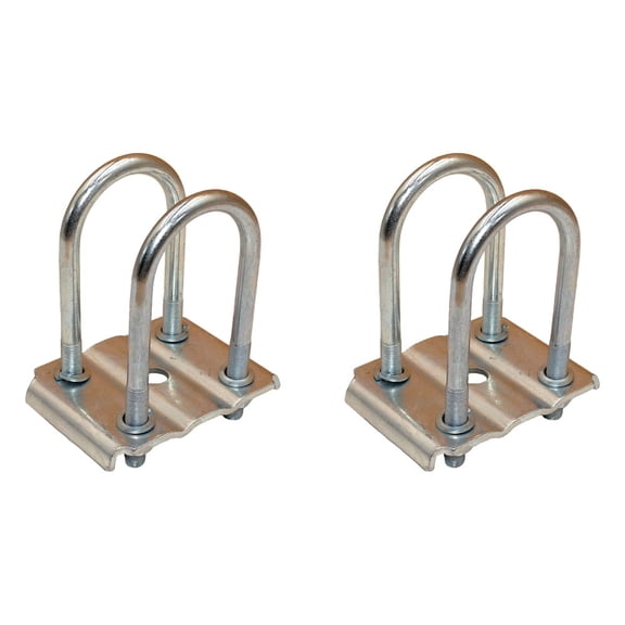 RAParts New Trailer U Bolt Kit for 3500lb Axles 2-3/8" Round Axle 5-1/2" long 1/2" Diameter