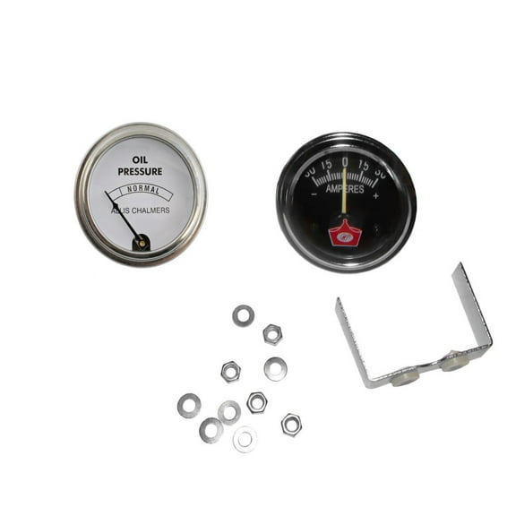RAParts Oil Amp Gauge Set Fits Allis Chalmers C CA G IB RC D RC WC WF 70207834 70254407