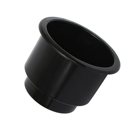 RAParts One New 2-Tiered Black Plastic Drink Holder for Cars Boats Pontoons and More