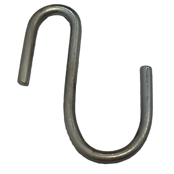 RAParts Pack of 1 Heavy Duty S Hook 2.5" H x 2.25" W x 3/16" Thick