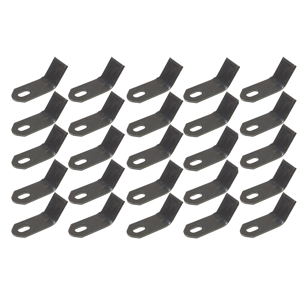 50 Pack Flail Mower Blade – Fits Terrain King, Flail King 74/88/96, Alamo – Replaces 654-100759, EF100759
