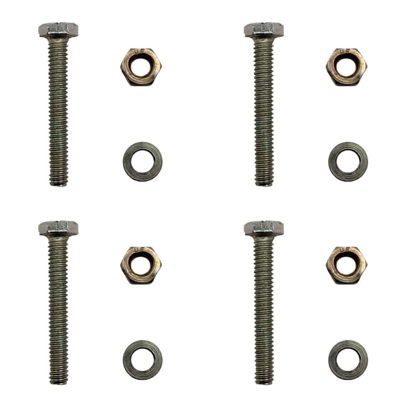 RAParts 4 Pack Shear Pins Spacers & Nuts Fits Murray Fits Noma 301172 500026MA 1501216MA