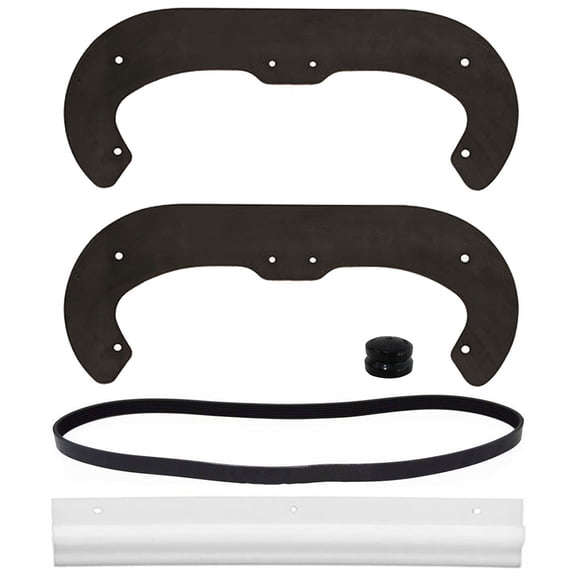 RAParts Paddles Scraper Bar Drive Belt Primer Bulb Set 75-8780 84-1980 75-9010 66-7460 Fits Toro CCR Powerlite 16-inch Snow Throwers