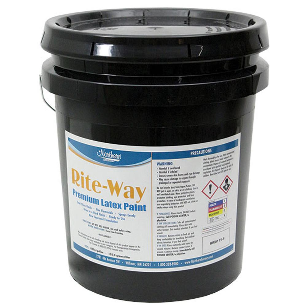 RAParts RW0115-5 Black Premium Latex Paint- 5 Gallon - Walmart.com