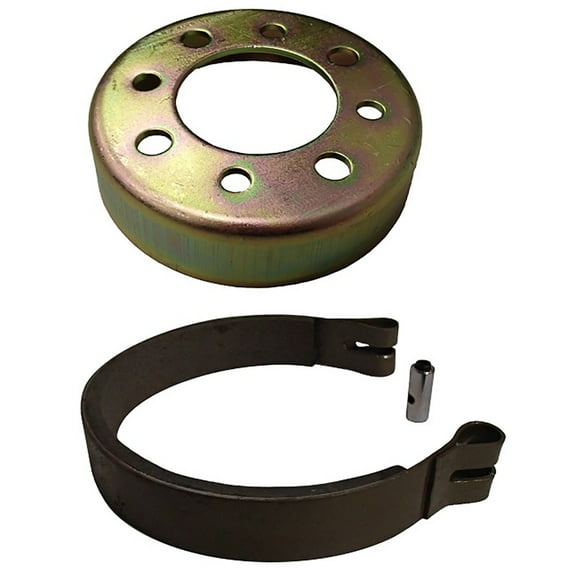 RAParts Rear 4" Drum Brake Band Pin Brake Cable Kit Fits Manco Bandit Critter 486 Yerf-Dog Predator 212cc 420cc 196cc Go Kart Yard Cart Dune Buggies Mini Bike ATV