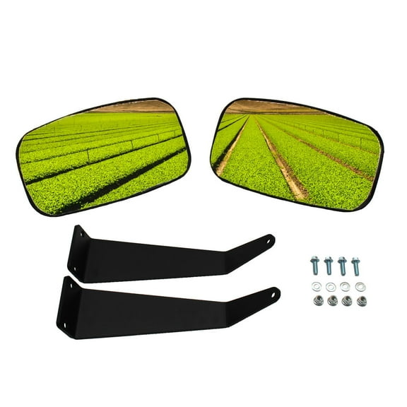 RAParts Rearview Mirror Set Fits John Deere Tractor 5055E 5065E 5075E 5083E 5093E