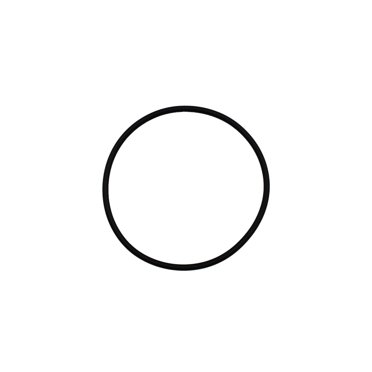 Genuine JCB Hub O-Ring - Part No. 828/00248 For Backhoe Loaders (3CX, 1400B, 1550B, 1600B, 1700B, 214, 215, 216, 217, 3C, 3D)