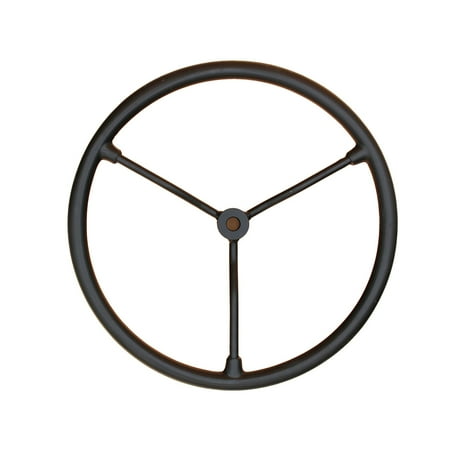 RAParts S.61372 Steering Wheel, Splined Fits John Deere