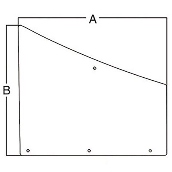 RAParts Service Glass Door Window Fits 2250 2355 2450 2555 2650 2755 2850 2955 3055 3150