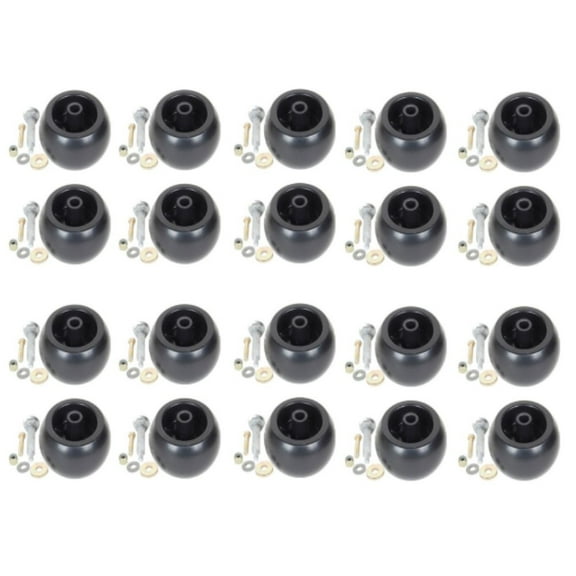RAParts Set Of 20 Anti Scalp Roller Wheel w/ Hardware Fits Exmark 103-8415 , 116-9981