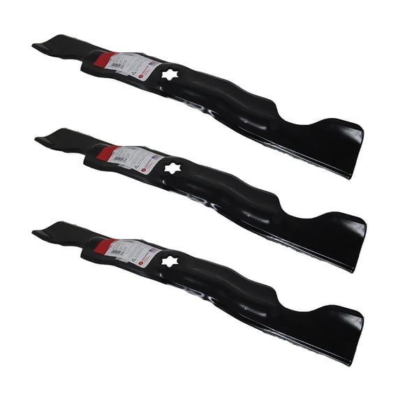 RAParts Set of (3) 742-04053A 942-04053A Replacement 50" Cut Blades Fits Cub Cadet