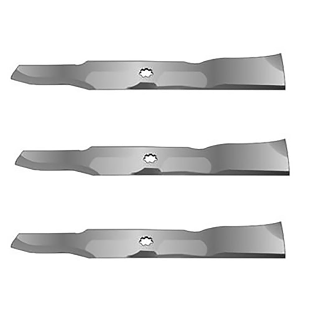 RAParts Set of 3 Lawn Mower Blades To Fits John Deere 54" E180 190C LA150 G110 GX21380