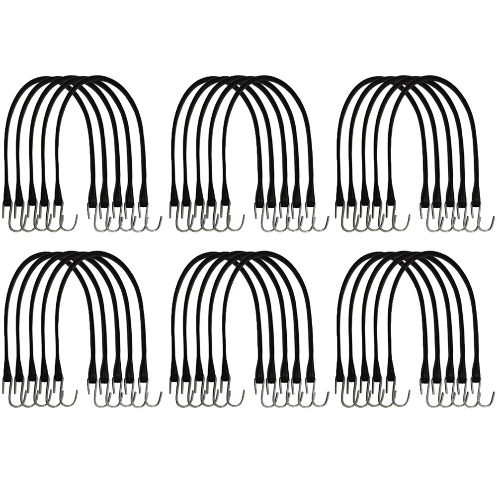 RAParts Set of Thirty (30) Natural Rubber 21" Bungee Tire Chain Truck Trailer Tie Down Cord Strap