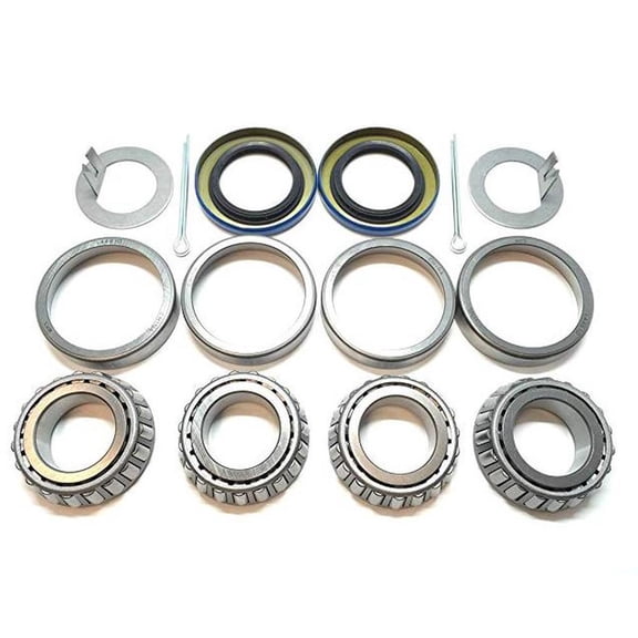 RAParts Trailer Hub Wheel Bearing Kit ID 1" For 2000 lb EZ Lube Axles Complete Kit