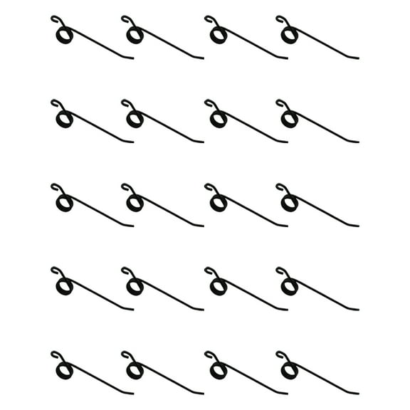 RAParts Twenty Rake Teeth 7.25" Tine x 1.937" Coil OD MF-1C Wire Fits Massey Ferguson