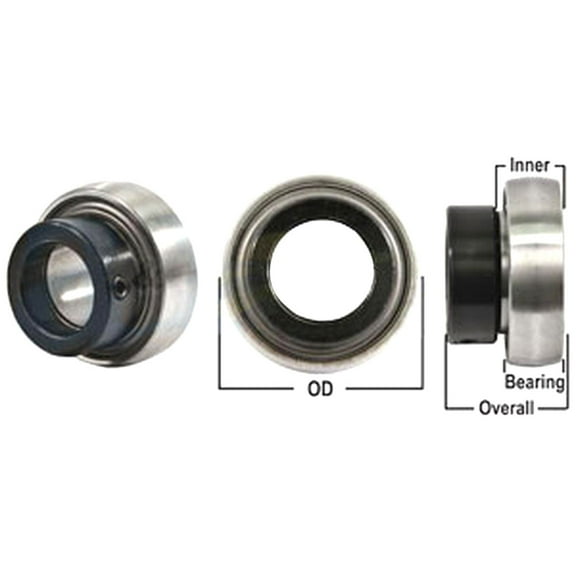 RAParts WN-JD8552 Feeder House, Drum, Bearing Fits Miscellaneous Fits JD LG MF