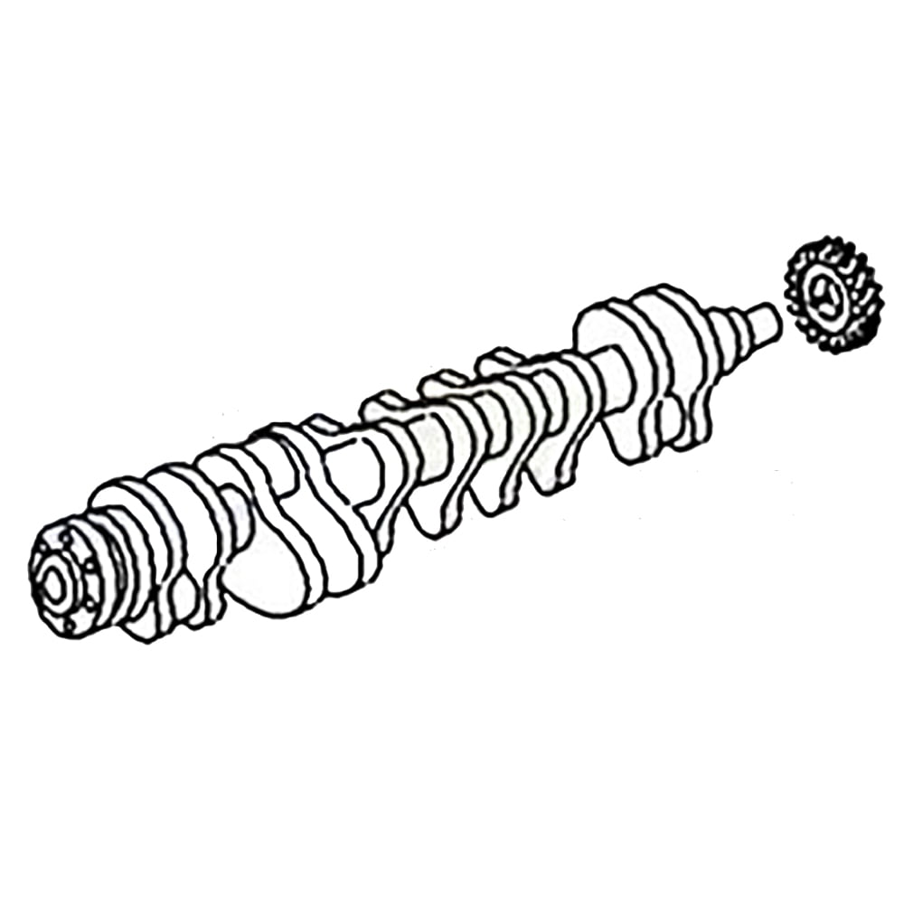 RAParts WN-RG23551 Crankshaft, 6 Cylinder, Diesel Fits John Deere 6610 7700 7800 8100 8200 8300 8560 8570 9500 9600 9960 9965 9970 644G 792DLC 850C 892ELC CTS