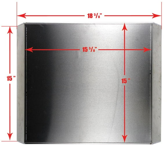RAParts Z40029 Hurricane Engine Driven Fan Shroud - 18 5/8 x 15 x 2 3/8