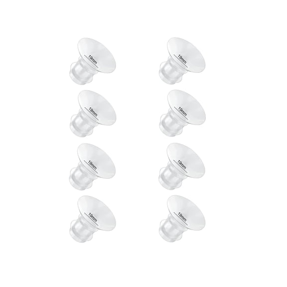 RAQOE Flange Inserts 19Mm 8Pc Compatible with S12 Pro/S9 Pro/S9/S10/S12/Medela/Tsrete Bellababy Etc 24Mm Wearable Breast Pump,Reduce 24Mm Tunnel Down to Correct Size