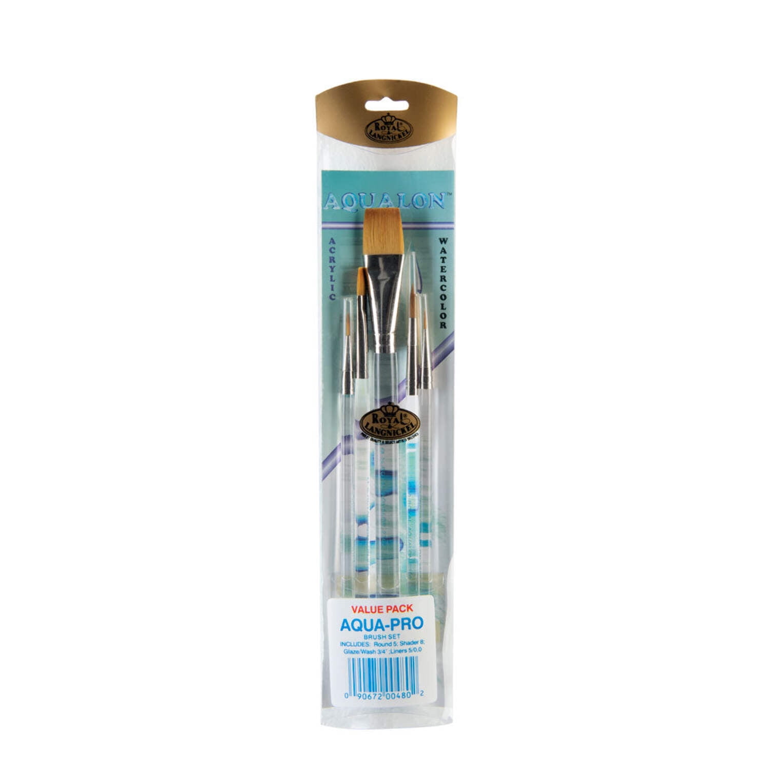 Royal & Langnickel Aqualon™ 5pc Professional Variety Brush Set
