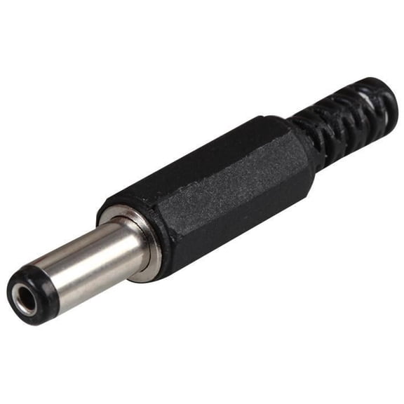 RARAION - 2.1mm DC Power Plugs + Strain Relief, 5 Pack